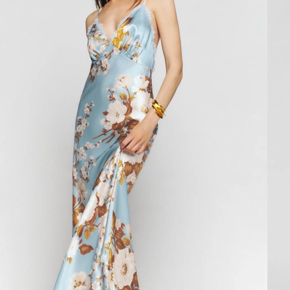Reformation Maysen Silk Dress